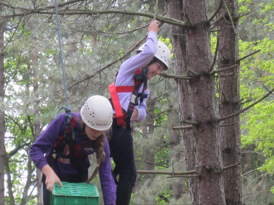 Pupils on outdoor activities