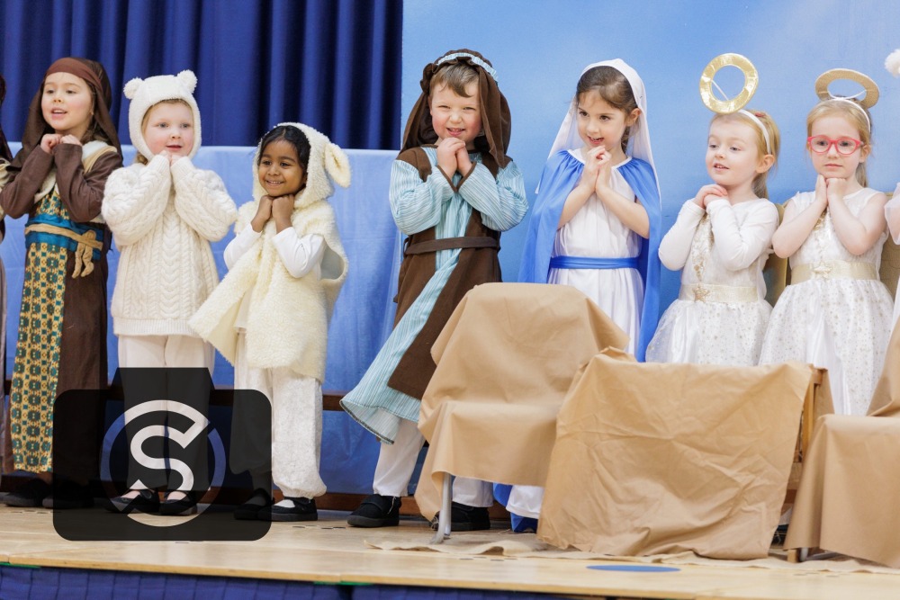 Early years pupils performing at Elm Green